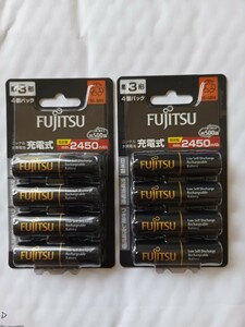 FUJITSU single 3 shape nickel water element rechargeable battery ( height capacity model )4ps.@ pack 2 piece set (8ps.@)