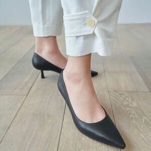 パンプス ポインテッド キトゥンヒールパンプス / Pointed Kitten Heel Pumps