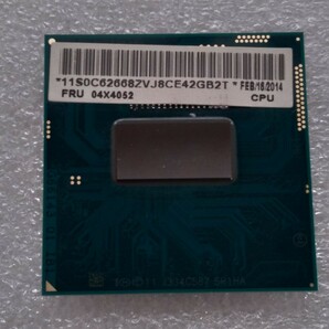 ★lenovo ThinkPad L540/20AV-S01300用 CPU Intel Core i5 4200M 2.5GHZ、 SR1HA  稼働品！！の画像1