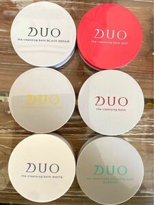 DUO クレンジングバーム　全6種　20g×6個　デュオ　ブラックリペア　ホワイト　エイジング　毛穴　敏感肌　新品未使用　最安値