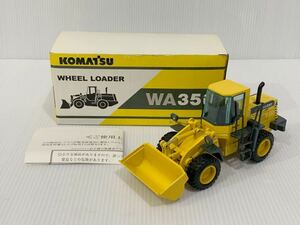 ★KOMATSU/コマツ★WA350 ホイールローダーミニチュア 販促品 非売品★