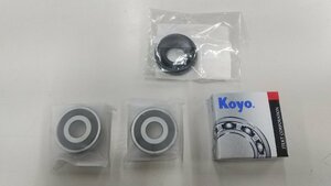 スズキ　レッツ4　CA46A　フロントホイールベアリング　ベアリング　ダストシール　セット　KOYO製　A0621