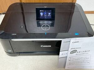 Canon PIXUS MG6130 動作品 インクジェットプリンター A4複合機 ブラック Wi-Fi キャノン 取説付き