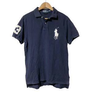 Polo by Ralph Lauren Polo bai Ralph Lauren рубашка-поло большой po колено короткий рукав M темно-синий CUSTOM FIT мужской A25