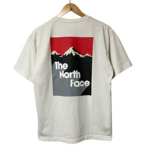 THE NORTH FACE ノースフェイス ショートスリーブ スノーマウンテンT Tシャツ バックプリント ロゴ L 白 NT32012 メンズ A33
