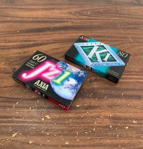 【新品】AXIA カセットテープ K1 & j's1 ハイポジ ノーマル 昭和 レトロ