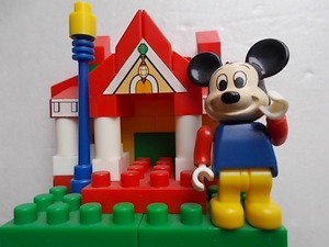 ディズニー◆ミッキーマウス◆ブロック(完成品)◆送料無料