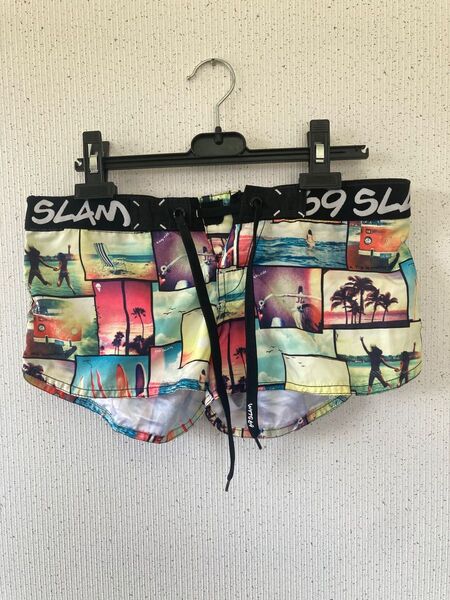 69SLAM レディース サーフパンツ ショートパンツ s ロックスラム ヨガパンツ サマーパンツ 水着