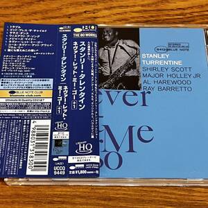 CD 帯付 スタンリー・タレンタイン STANLEY TURRENTINE NEVER LET ME GO 日本語解説有り ディスク良好 UCCO-9449