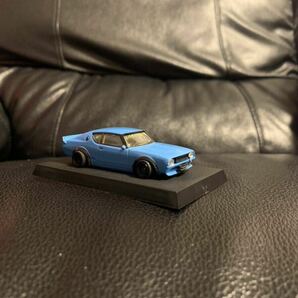 グラチャン コレクション ケンメリ LBワークス 1/64 アオシマ シャコタン リバティーウォーク 深リム 旧車 街道レーサー ハイソの画像2