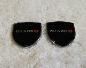 ★ nismo ブラック 3D エンブレムセット★検） R33 GT-R S15 S14 S13 180sx Z34 Z33 リーフ ジューク セレナ ノート エクストレイル JDM US