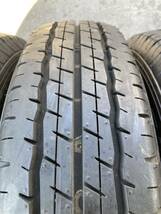 送料無料　新車外し　155/80R14 88/86N LT DUNLOP SP175L ダンロップ　互換サイズ155R14 4本セット　バリ溝 バリ山_画像4