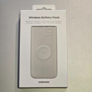 新品 未開封 SAMSUNG Wireless Battery Pack ワイヤレスバッテリー 純正品 超急速充電 白