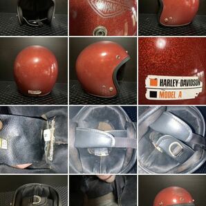 SシェルHarley Davidson×mchalモデルA70s vintageヴィンテージ60sマックホールAMAヘルメット検)BELL 500TXブコRTハーレーBUCOショベルmcの画像10