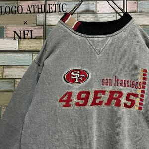 ロゴアスレチック×NFL 49ERS スウェット　トレーナー　ビッグロゴ