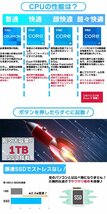 中古 ノートパソコン 富士通 すぐに使える Core i7 16GB 1TB 爆速 赤 レッド_画像7