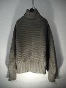  top class *[GUCCI* Gucci ][ -ply thickness va- Gin wool weave ] designer's knitted 