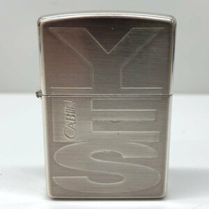 10【未使用】キャビン　CABIN　ZIPPO　ジッポ　オイルライター　喫煙具　喫煙グッズ 　コレクション　本体のみ　動作未確認