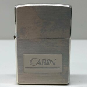 12【未使用】キャビン CABIN ZIPPO ジッポ オイルライター 喫煙具 喫煙グッズ  コレクション 本体のみ 火花確認済みの画像1