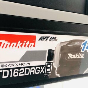 【未使用/保管品】Makita  マキタ TD162ＤＲGXB ブラック 充電式インパクトドライバ 電動工具  充電器/バッテリー×2/ケース付きの画像10