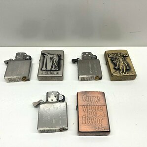 【未使用】Marlboro マルボロ ZIPPO ジッポ オイルライター 喫煙具 喫煙グッズ  コレクション 本体のみ 動作未確認の画像6