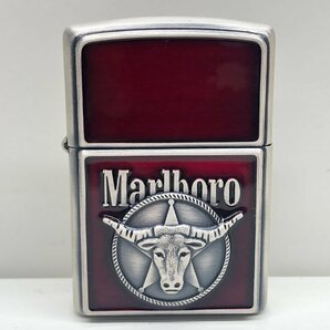 【未使用】Marlboro マルボロ ZIPPO ジッポ オイルライター 火花確認済み 喫煙具 喫煙グッズ  コレクション 本体のみの画像1