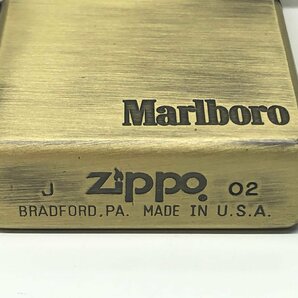 11【未使用】Marlboro マルボロ ZIPPO ジッポ オイルライター 喫煙具 喫煙グッズ  コレクション 本体のみ 火花確認済みの画像6