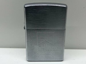 32【未使用】Marlboro　マルボロ　ZIPPO　ジッポ　オイルライター　喫煙具　喫煙グッズ 　コレクション　本体のみ　火花確認済み