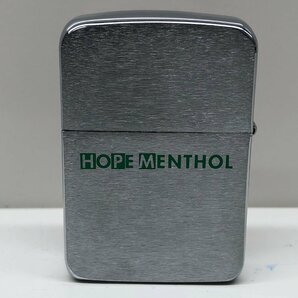 17【未使用】ホープ HOPE ZIPPO ジッポ オイルライター 喫煙具 喫煙グッズ  コレクション 本体のみ 火花確認済みの画像3