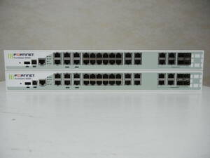 {}[ used ]2 pcs SET FORTINET Fortigate 600C FG-600C the first period . ending 