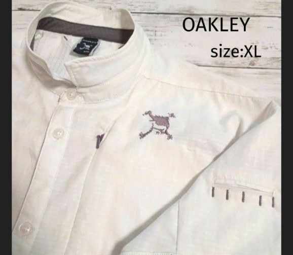 OAKLEY 　メンズ　半袖シャツ　スカル　春夏　スカル　XL　オークリー