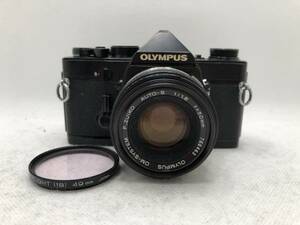 4761M ☆ OLYMPUS オリンパス OM-1 黒 ブラック F.ZUIKO AUTO-S 50mm f1.8 ☆