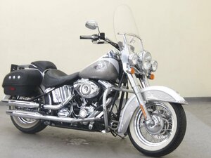 Harley-Davidson Softail Deluxe FLSTN1580 【動画有】 ローン可 車検残有 ソフテイルデラックス スクリーン付 JD5 車体 ハーレー 売り切り