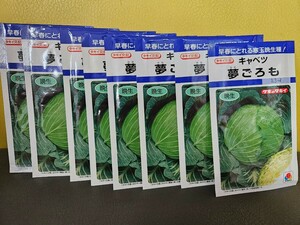 キャベツ種　夢ごろも　1.3ml ×8袋　未開封有効期限切れ