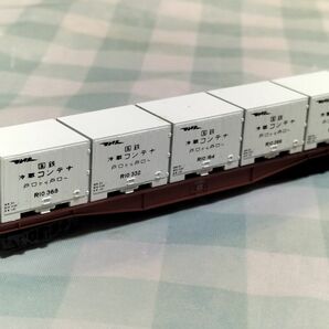 KATO 国鉄 コキ7322 貨車 コンテナ車 鉄道模型