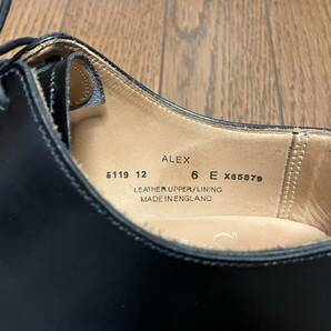 CROCKETT&JONES ALEX クロケットアンドジョーンズ アレックス UK6（24.5cm）定価\114,400 着用数回 美品の画像7