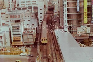 R2021-1【古い 鉄道 スライド ポジフィルム】35mm 5コマ◇営団地下鉄 銀座線 2000形 ※ネガ ポジ フィルム 鉄道 駅 電車 汽車 蒸気機関車