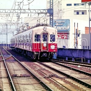 R2020-1【古い 鉄道 スライド ポジフィルム】35mm 4コマ◇西日本鉄道 西鉄 200形 急行600形 ※ネガ ポジ フィルム 鉄道 駅 電車 汽車の画像4