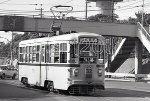 F1201-1【古い 鉄道 ネガフィルム】35mm 6コマ◇昭和48年 路面電車 都電 ※鉄道 駅 電車 汽車 蒸気機関車