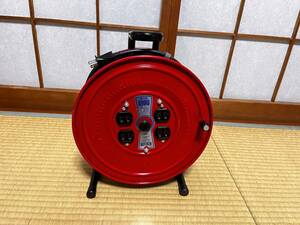  cord reel lightning drum S30 type electric outlet 4 place 30m