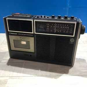 昭和レトロ National ナショナル RQ-560 3BAND RADIO CASSETTE RECORDER 560 ラジカセ 通電OK ジャンク品