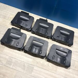  nintendo NINTENDO 64 body black NUS-001 total 6 pcs junk 