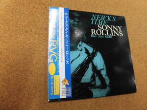 紙ジャケットCD ソニー・ロリンズ/ニューヨーク・タイム（帯付）(BLUE NOTE)
