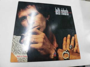 輸入盤LP KEITH RICHARDS/TALK IS CHEAP