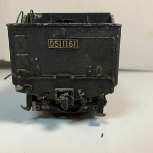 【状態悪】鉄道模型 蒸気機関車 D51 1161 後ろ半分だけの画像3