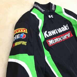 kawasaki カワサキ ライダース メッシュジャケット バイクウェア プロテクター装備 メンズ 大きいサイズ 3XL バイクウェアの画像4