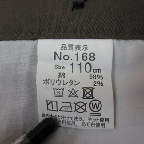 【AS339/8】大きいサイズ G.GROUND/ジーグラウンド カーゴパンツ3本まとめてセット 作業着 カーキ サイズ110の画像5