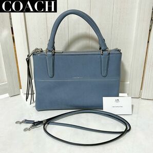 COACH コーチ　ミニボロー　2way ショルダー　ハンドバッグ