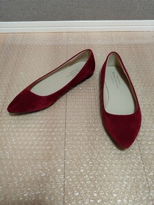 [ free shipping ] SENTORE AMARANTO cent rare ma Ran toNANO UNIVERSE nano * Universe pumps red red suede pumps Flat pumps 