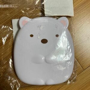 すみっコぐらし　コンパクトミラー　コーム付き　未使用品　しろくま